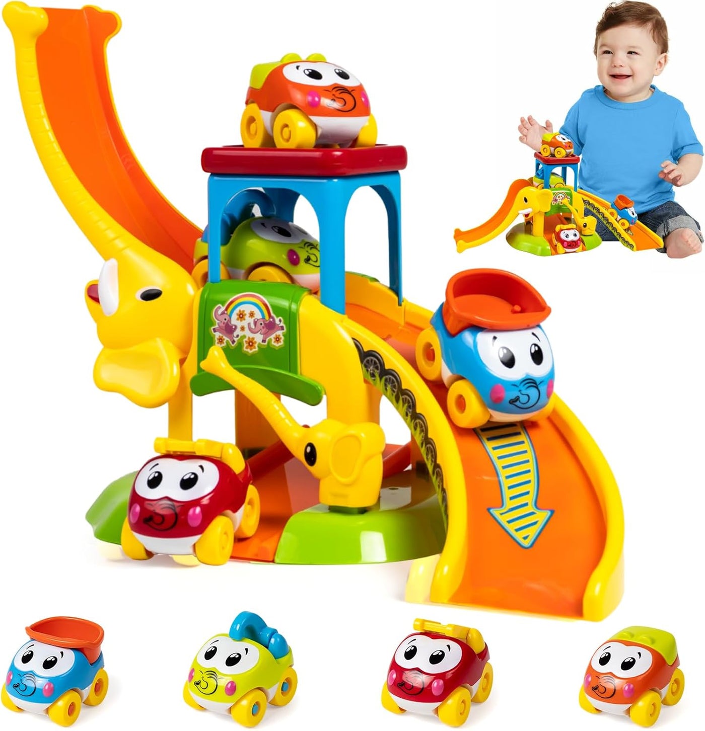 Marstone Juguetes para niños y niñas de 1 a 2 años tobogán
