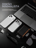 Cartera minimalista para hombre con tarjetero de crédito, cuero de grano completo más fino, billetera inteligente emergente, billetera delgada triple, bloqueo RFID, bolsillo frontal, ventana de