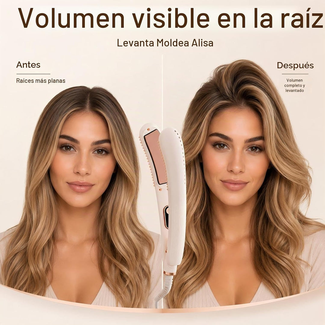 Plancha de pelo de hierro plano,Hierro de pelo voluminizador de raí...