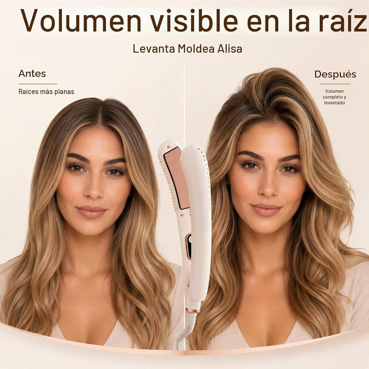Plancha de pelo de hierro plano,Hierro de pelo voluminizador de raí...