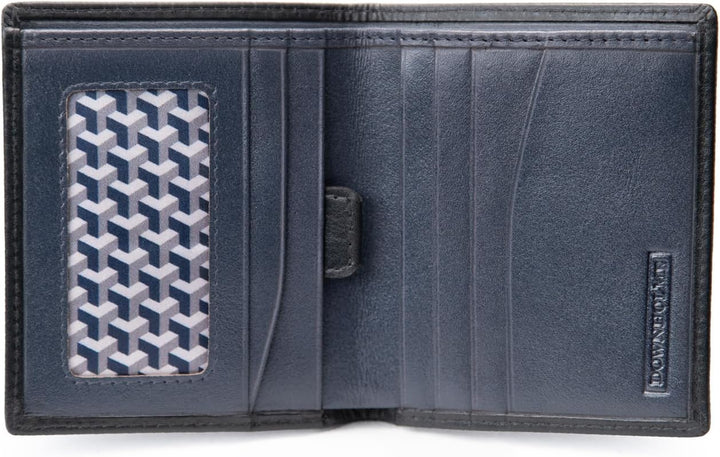 Downholme Billetera de Cuero Bifold con Silueta Delgada para Hombre...