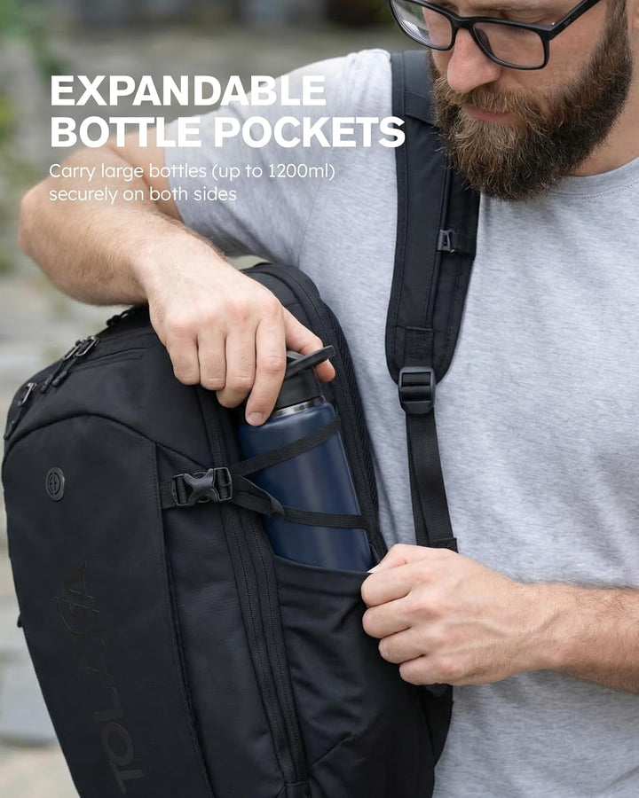 Tolaccea Travel Laptop Backpack 32L, TSA Friendly Flight Approved C...