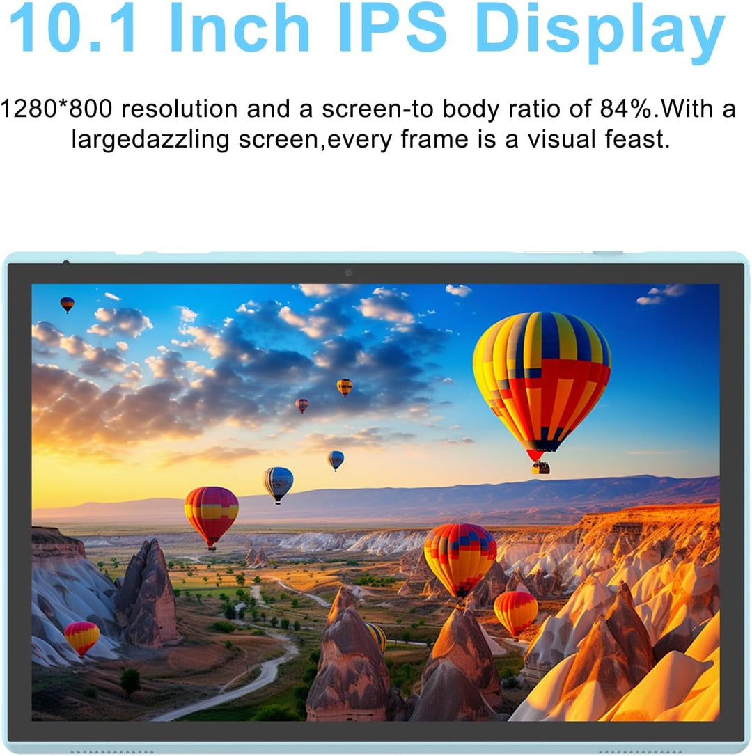 Tableta de 10 pulgadas Android 14 con estuche y lápiz táctil, 6GB R...