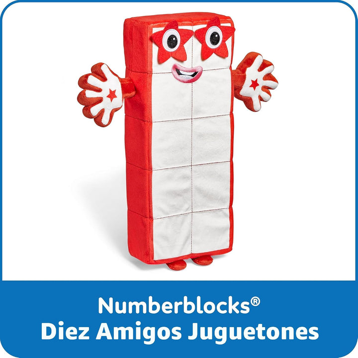 hand2mind Numberblock Ten Playful Pal, juguetes de figuras de peluc...