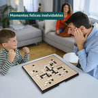 Magnetic Go Juego de juego de 14.36 pulgadas, tablero plegable de 19 × 19, ideal para profesionales, principiantes, niños y adultos (Weiqi) Juego de mesa portátil de estrategia de viaje