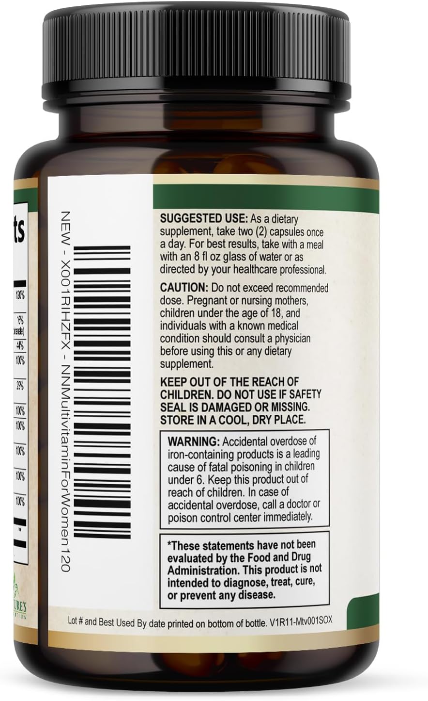 Multivitamínico para mujer \u2013 Completo multivitamínico con vita...