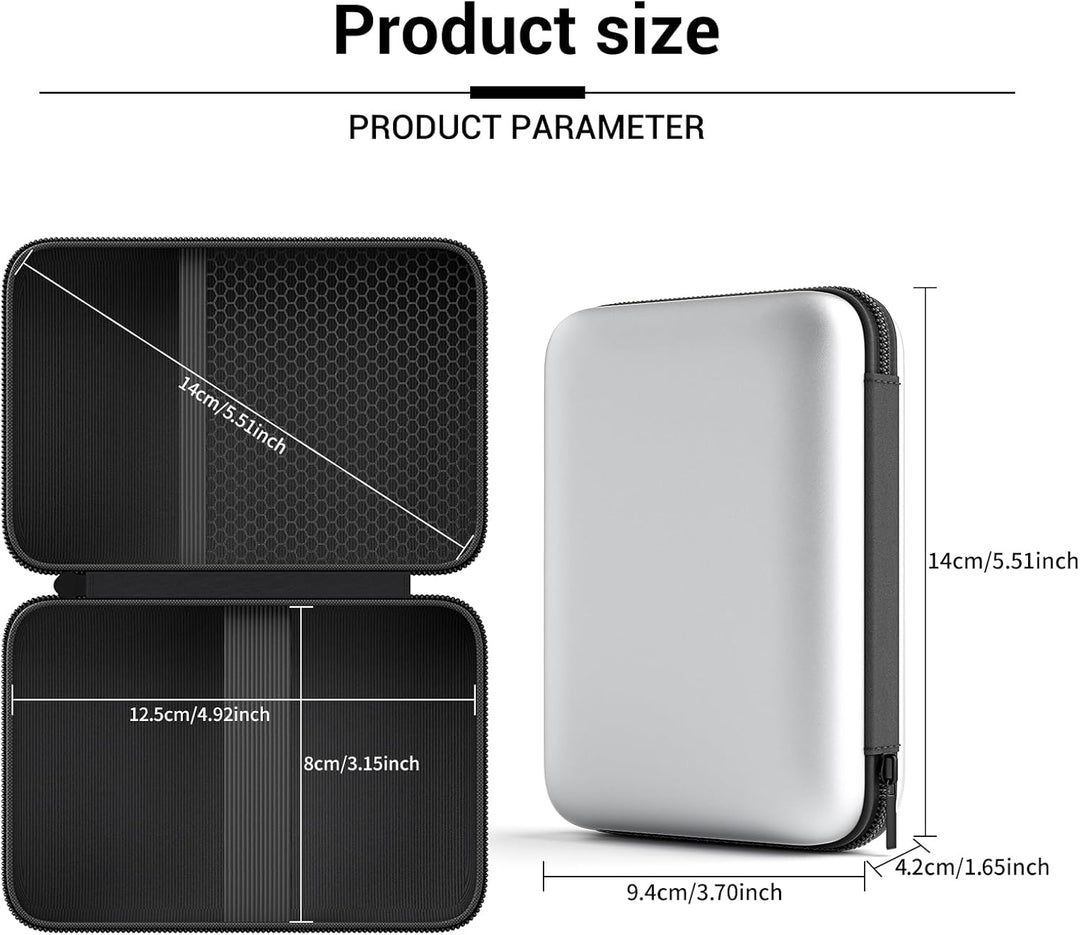 Estuche para reproductor MP3 y MP4 de ZAQE de 4.0\/4.7\/5.0 pulgada...