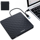 ORIGBELIE - Unidad externa de CD\/DVD para portátil, USB 3.0 tipo C...