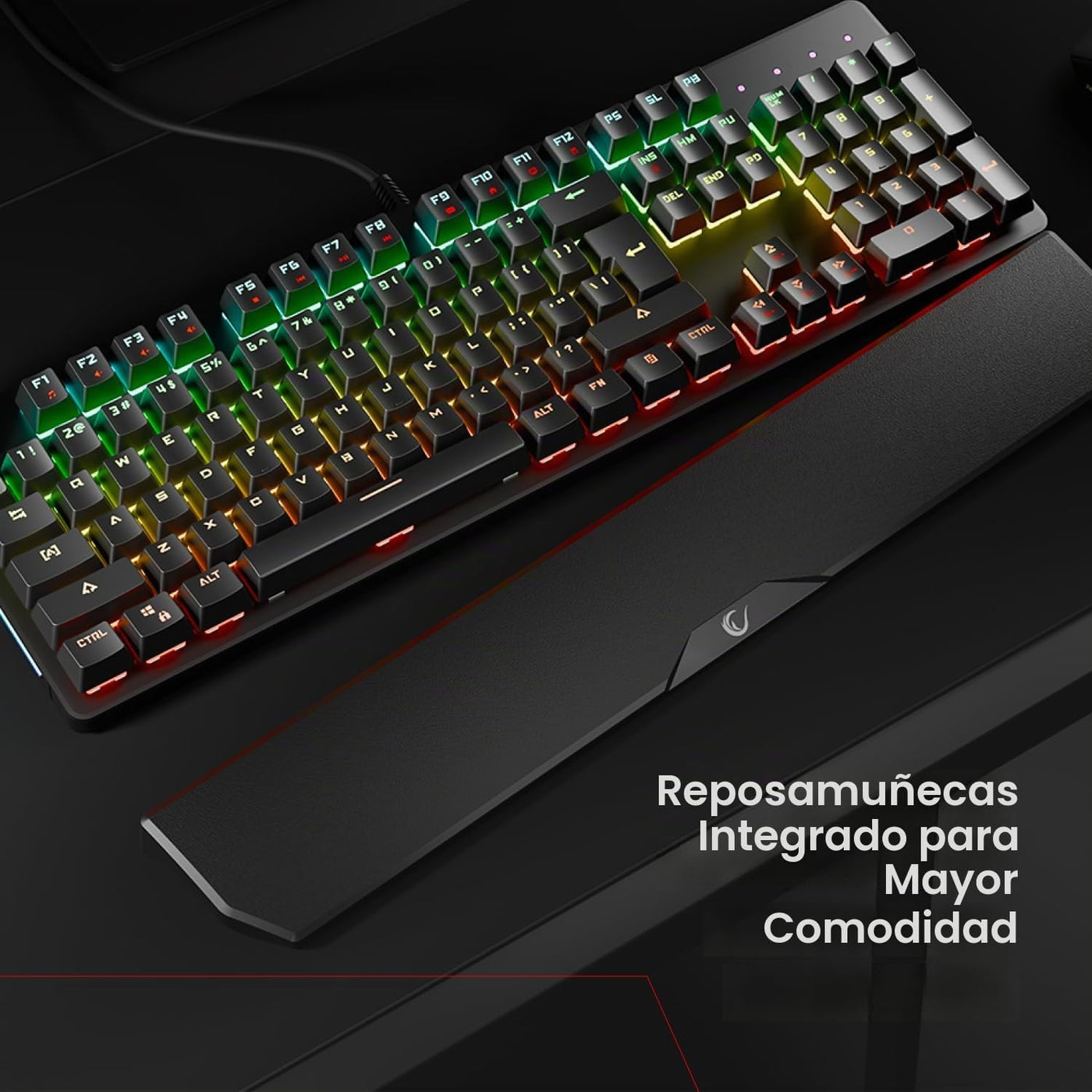 RAMPAGE GEAR KB-R86 Umbra Teclado mecánico para juegos \u2013 Inter...