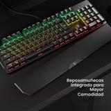 RAMPAGE GEAR KB-R86 Umbra Teclado mecánico para juegos \u2013 Inter...