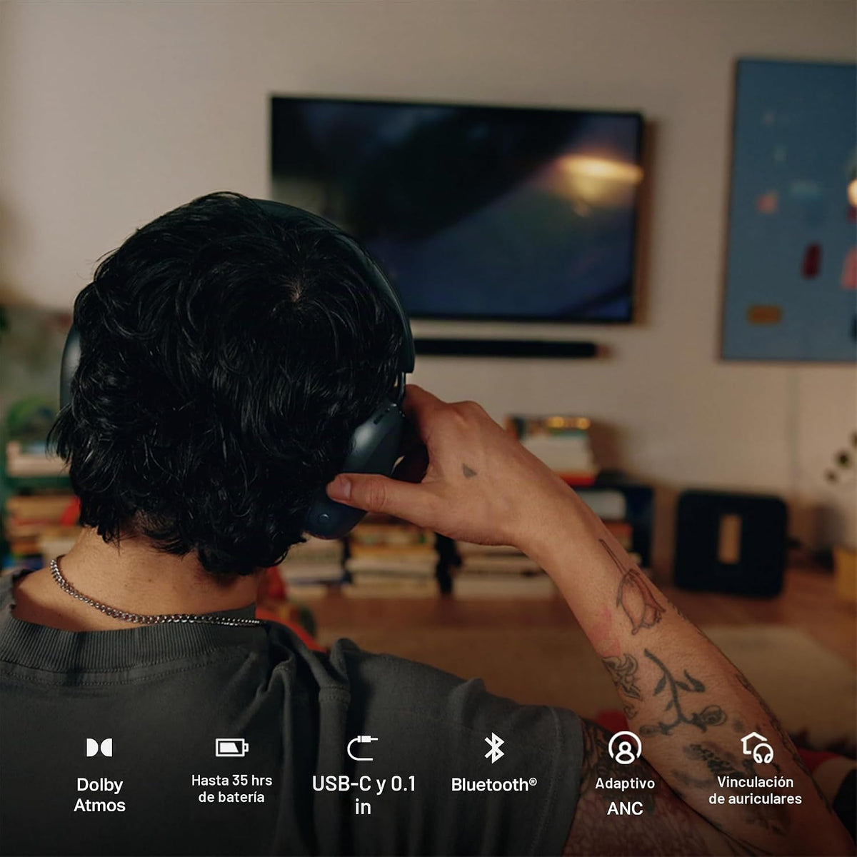 Sonos Auriculares Ace Ultra Over-Ear con cancelación de ruido - Agave