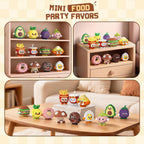 HIGH GODO Paquete de 12 juegos de construcción de recuerdos de fiesta de alimentos, mini juegos de bloques de construcción de alimentos, bolsas de regalo, estilo caja ciega para aula, juguetes de premios pequeños, regalos para adultos y adolescentes a