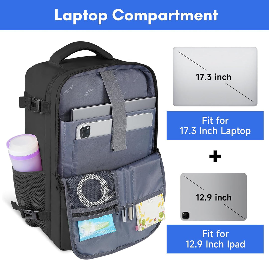 Taygeer TSA - Mochila de viaje para hombres y mujeres, mochila de m...