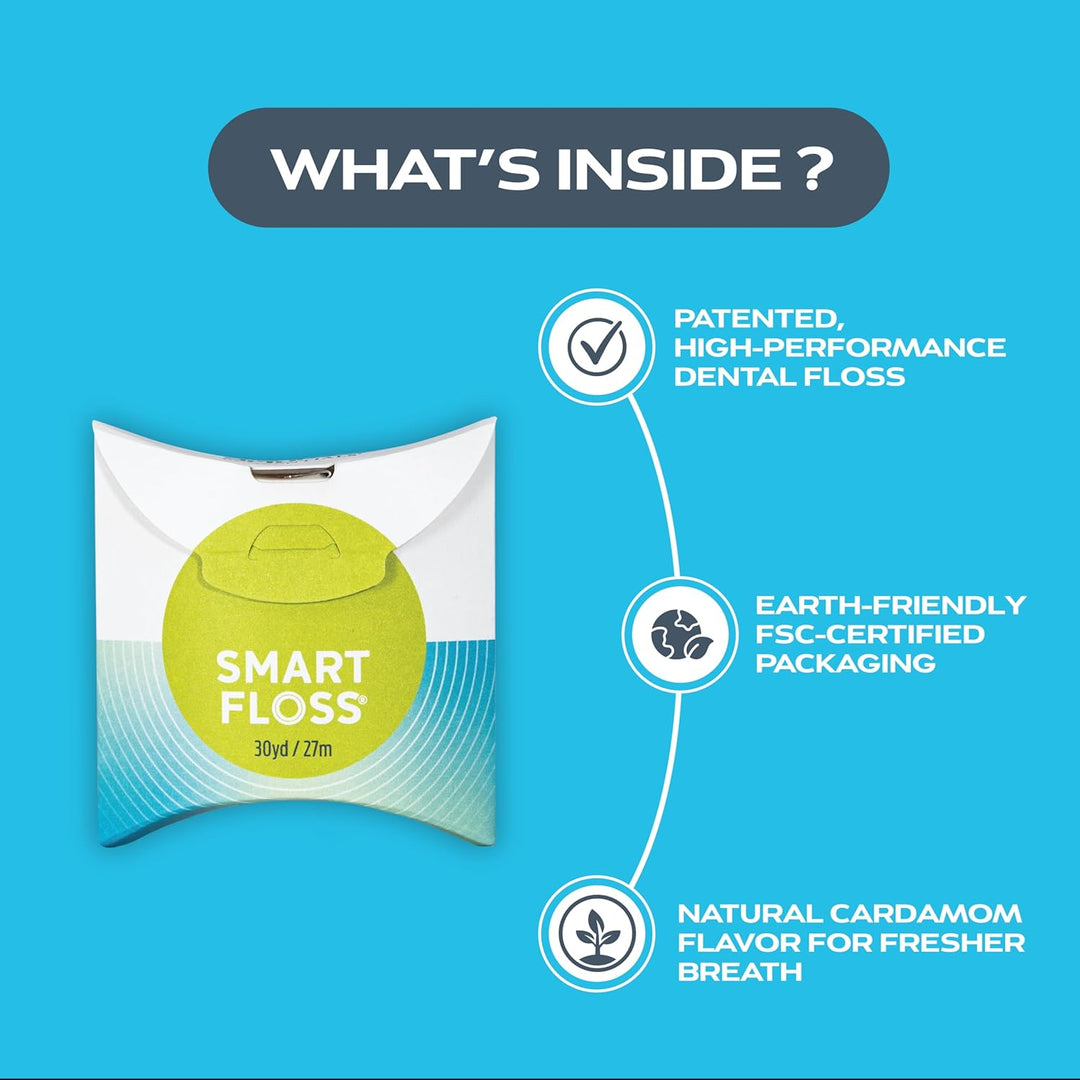 DrTung's Smart Floss - Hilo dental natural, sin PTFE y PFAS, su...