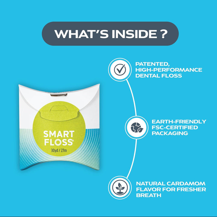 DrTung's Smart Floss - Hilo dental natural, sin PTFE y PFAS, su...
