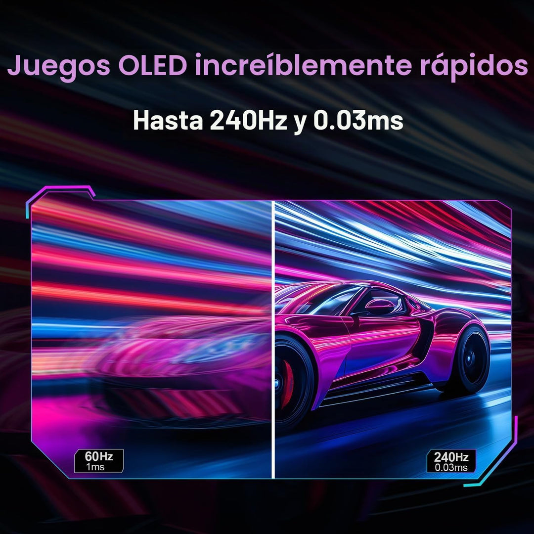 ArcticPro - Monitor de juegos QD-OLED de 27 pulgadas, 240Hz, 0.03ms...
