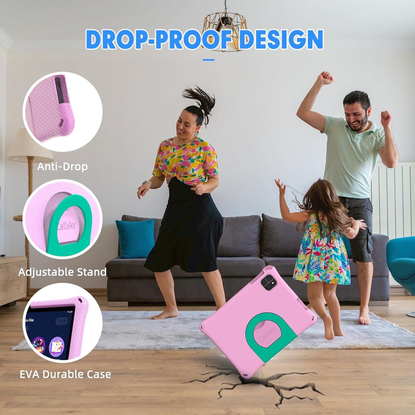 Tableta para niños: Tablet Android 15 de 10 pulgadas para niños, ba...