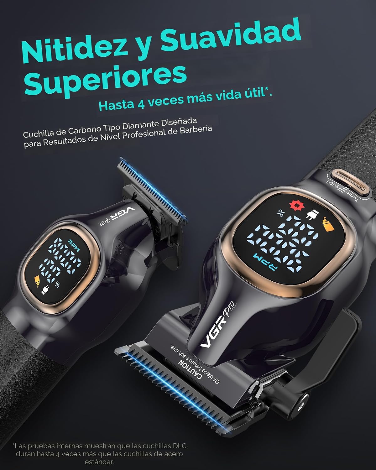 VGRPRO Cortadora de pelo profesional para hombres, cortadora de pel...