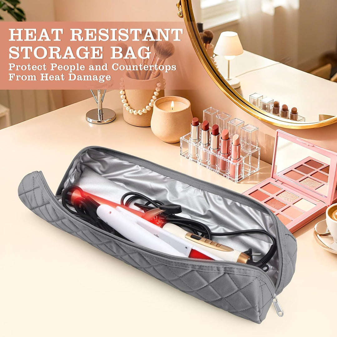 Suafrnut Bolsa Organizadora Grande para Herramientas de Cabello Cal...