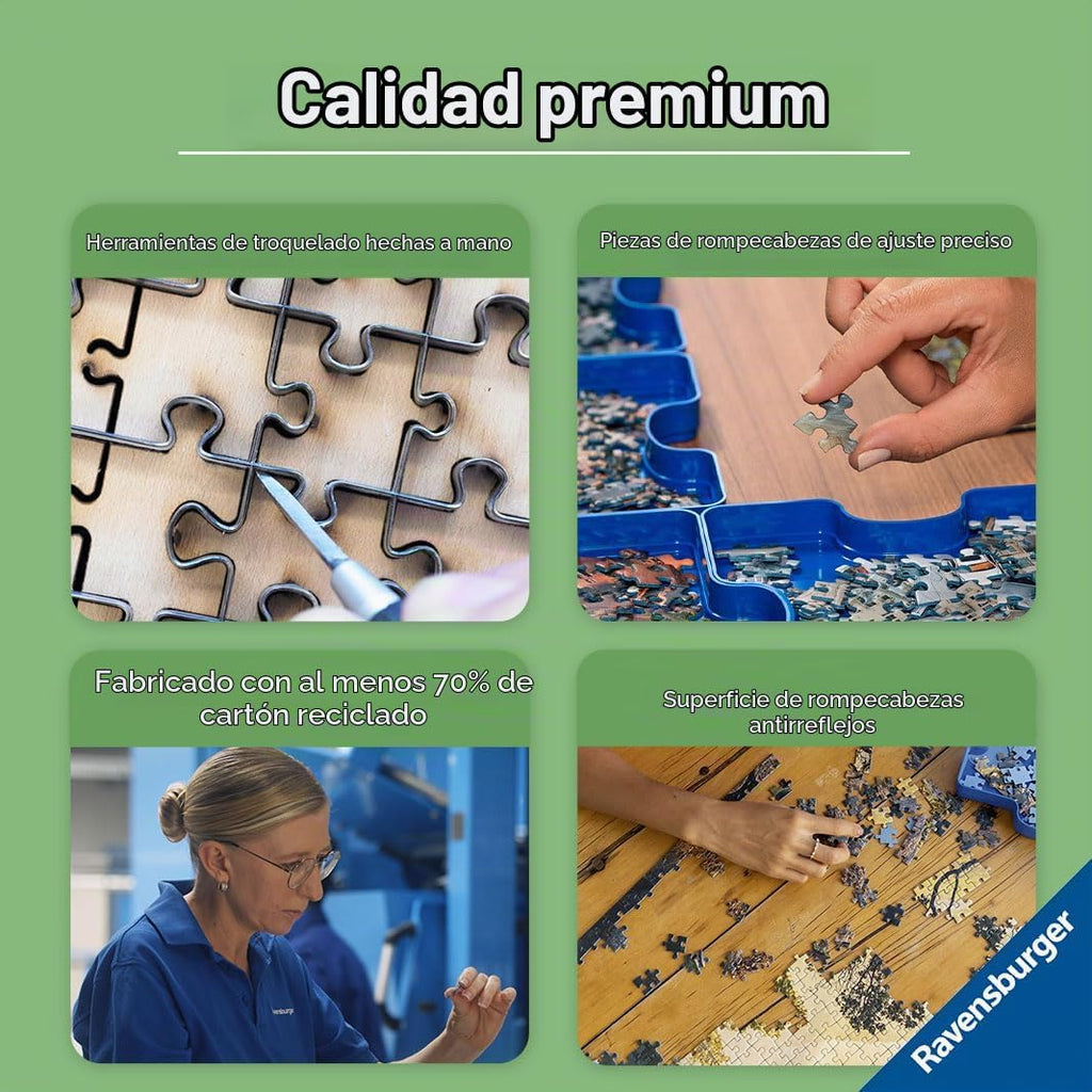 Ravensburger - 99 lugares en Europa - Rompecabezas de 1000 piezas - Impresionantes instantáneas de los lugares más populares de Europa - Castillos, puentes y más - Idea de regalo - Rompecabezas para