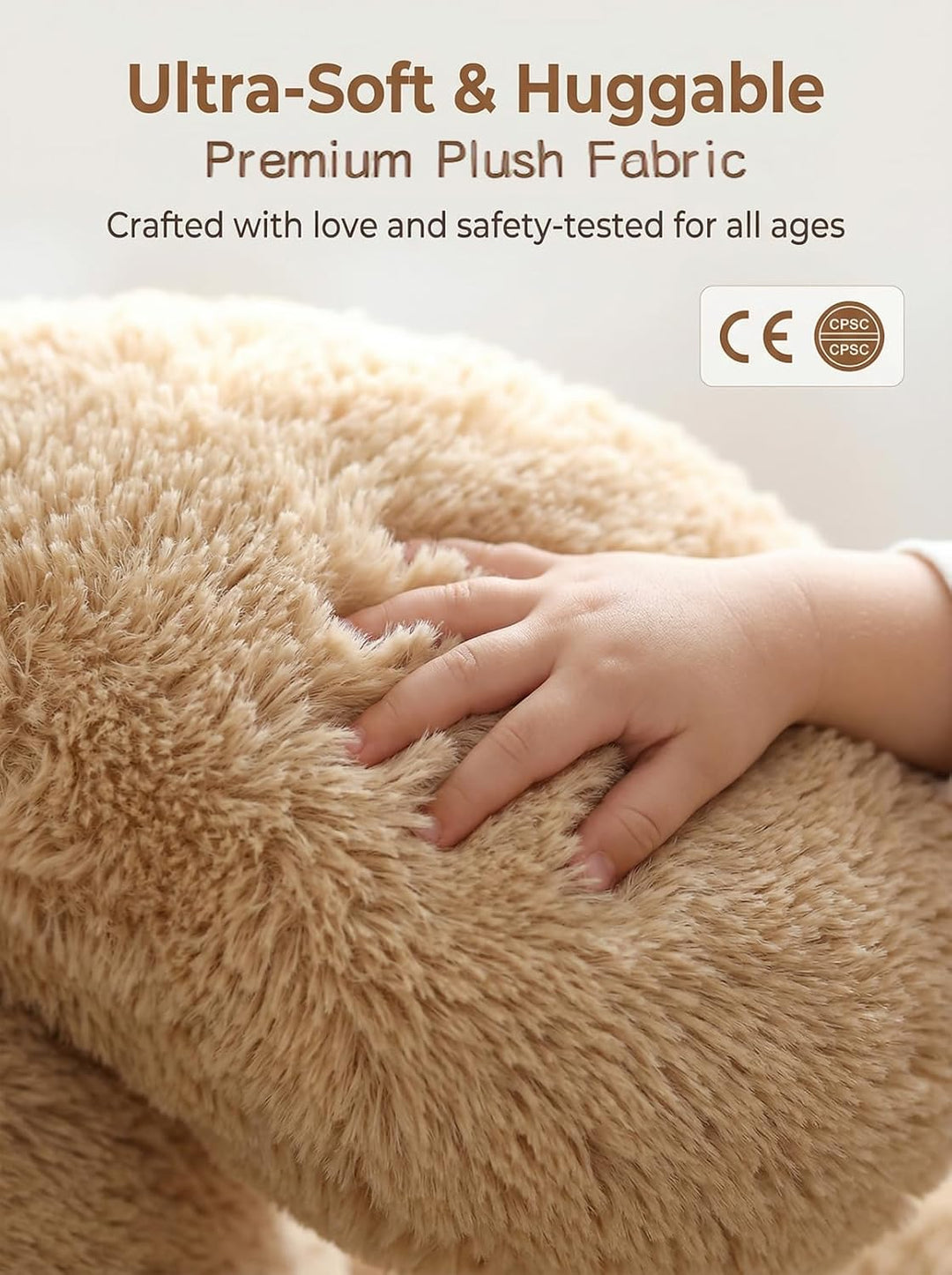 MaoGoLan 5 piezas de oso de peluche grande con 4 bebés, 41 pulgadas...