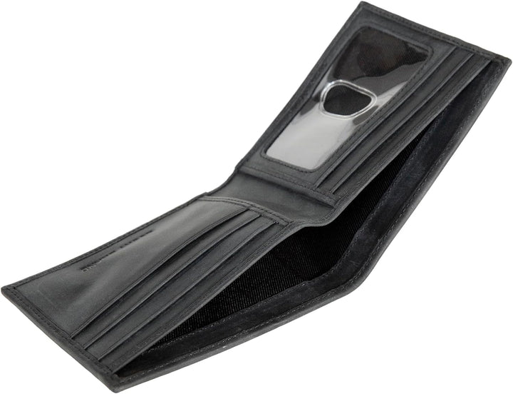 Lucky Brand Men's Bifold Wallet | ID Window | Card Slots | Genu...