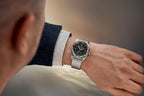 Reloj Victorinox Concept One Solar esfera negra correa de caucho 39mm