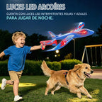 Paquete de 4 lanzadores de aviones de espuma para niños de 4 a 8 años