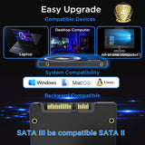 Fikwot FX815 512GB SSD, SSD SATA de 2.5", unidad de estado sóli...