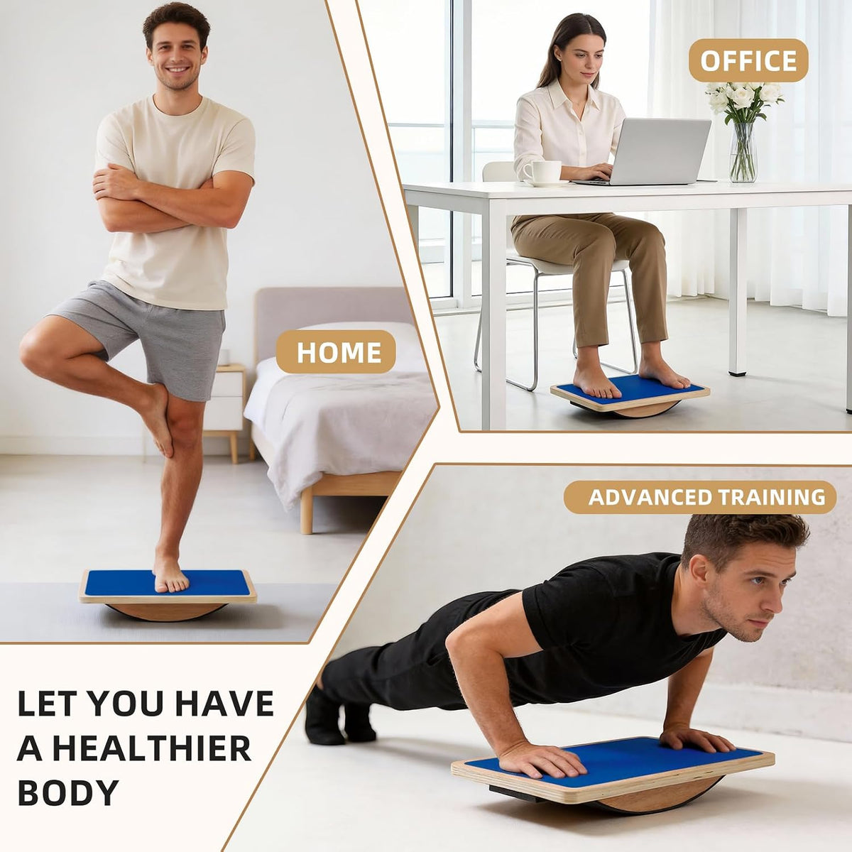 Juoe Balance Board Wobble Board,Balance Toys para Physical Therapy