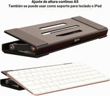 Psitek Soporte elevador plegable de aluminio 3 en 1 ajustable y ple...