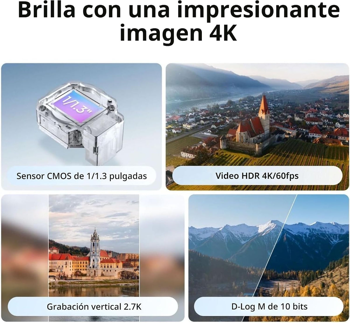 DJI Flip (RC-N3), dron con cámara 4K UHD para adultos, menos de 8.78 oz