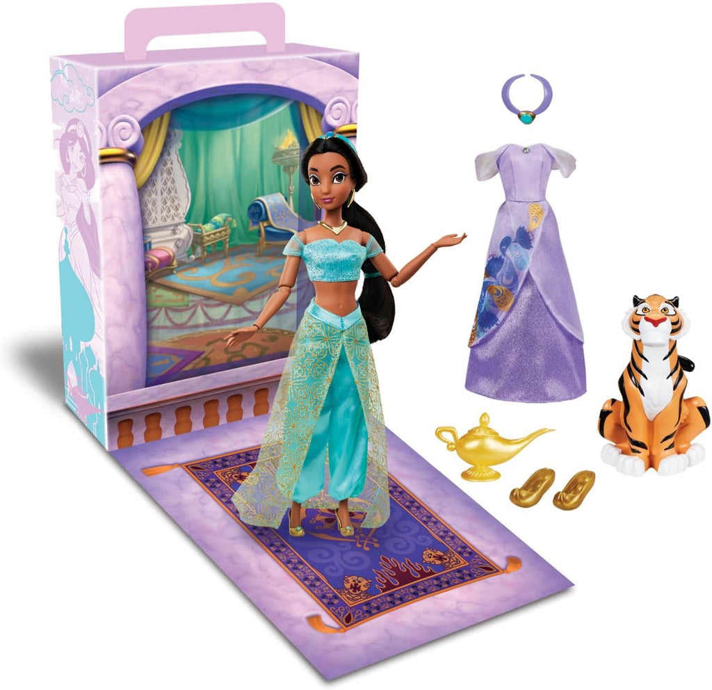 Disney Store Muñeca oficial de Jasmine Story, de 11 pulgadas, inclu...