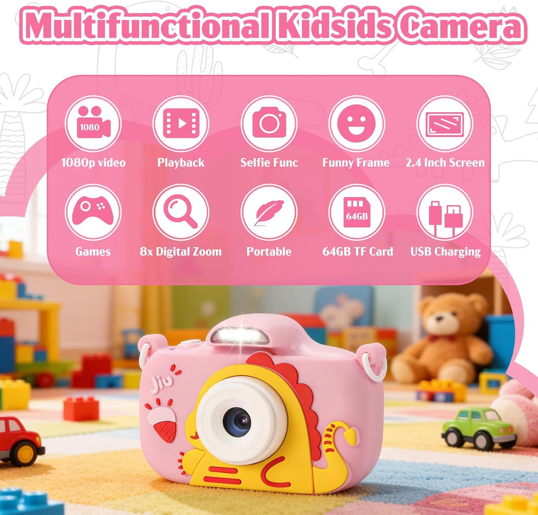 Juguetes de cámara para niños de 3 a 9 años. Cámara digital para ni...