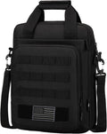 Bolsa de Mensajero Táctica ZHIERNA, Maletín Táctico para Laptop de Alta Resistencia con MOLLE, Bolso de Hombro para Hombre (Incluye Parche)