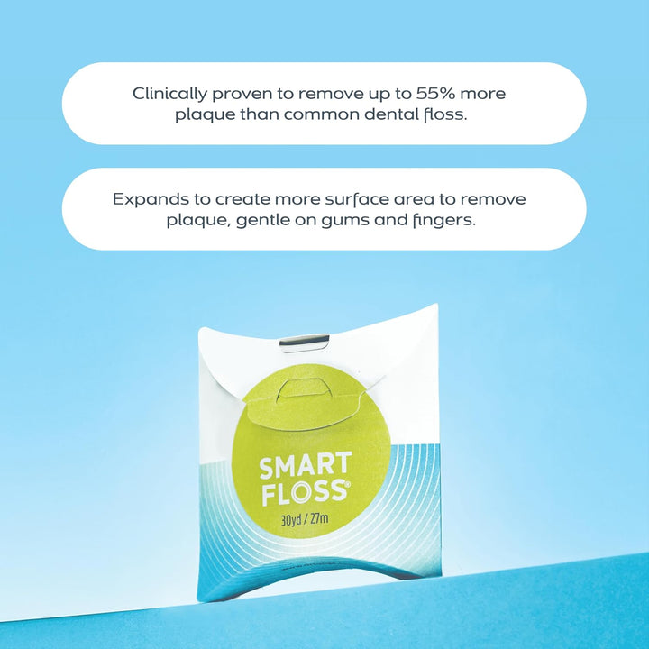 DrTung's Smart Floss - Hilo dental natural, sabor cardamomo, pa...