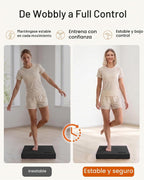 StrongTek Almohadilla de equilibrio profesional de espuma para ejercicios, 15.8 x 13 x 2 pulgadas, rodillera de espuma TPE de alta densidad, antideslizante y resistente al agua, para entrenamiento de