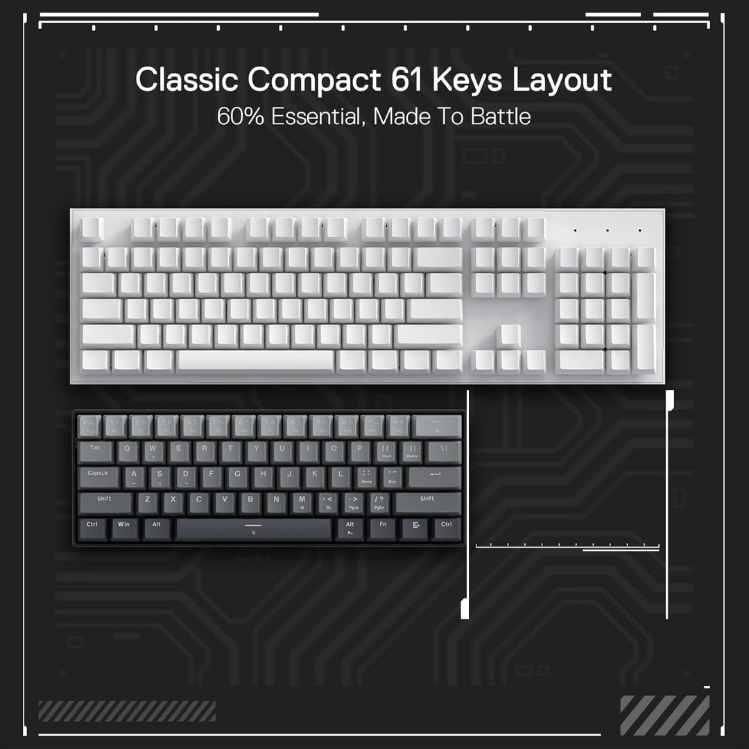 Redragon K617 GB Rapid Trigger HE Teclado para juegos con cable HE,...