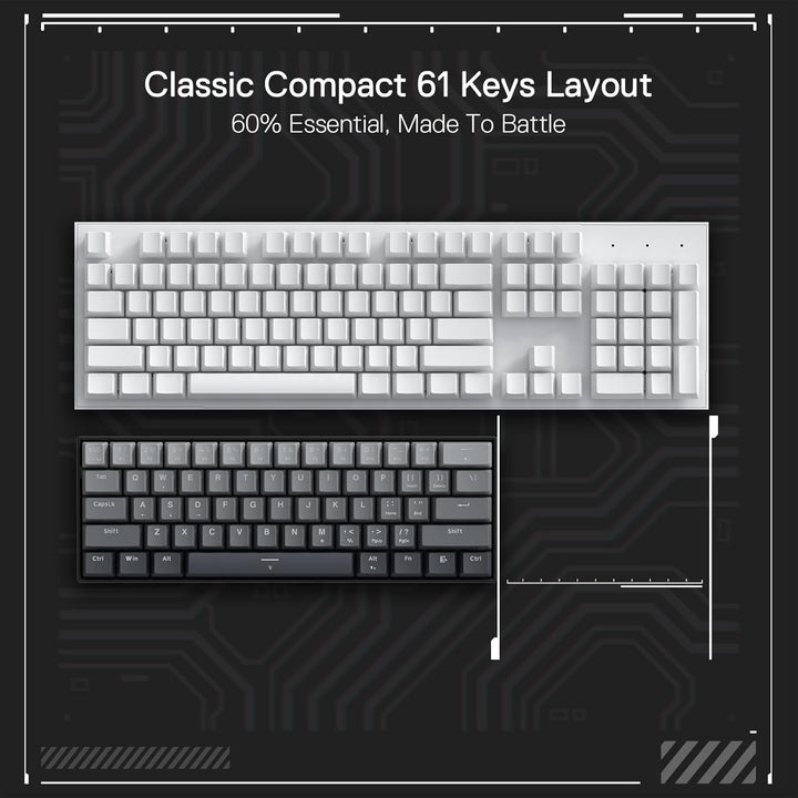 Redragon K617 GB Rapid Trigger HE Teclado para juegos con cable HE,...