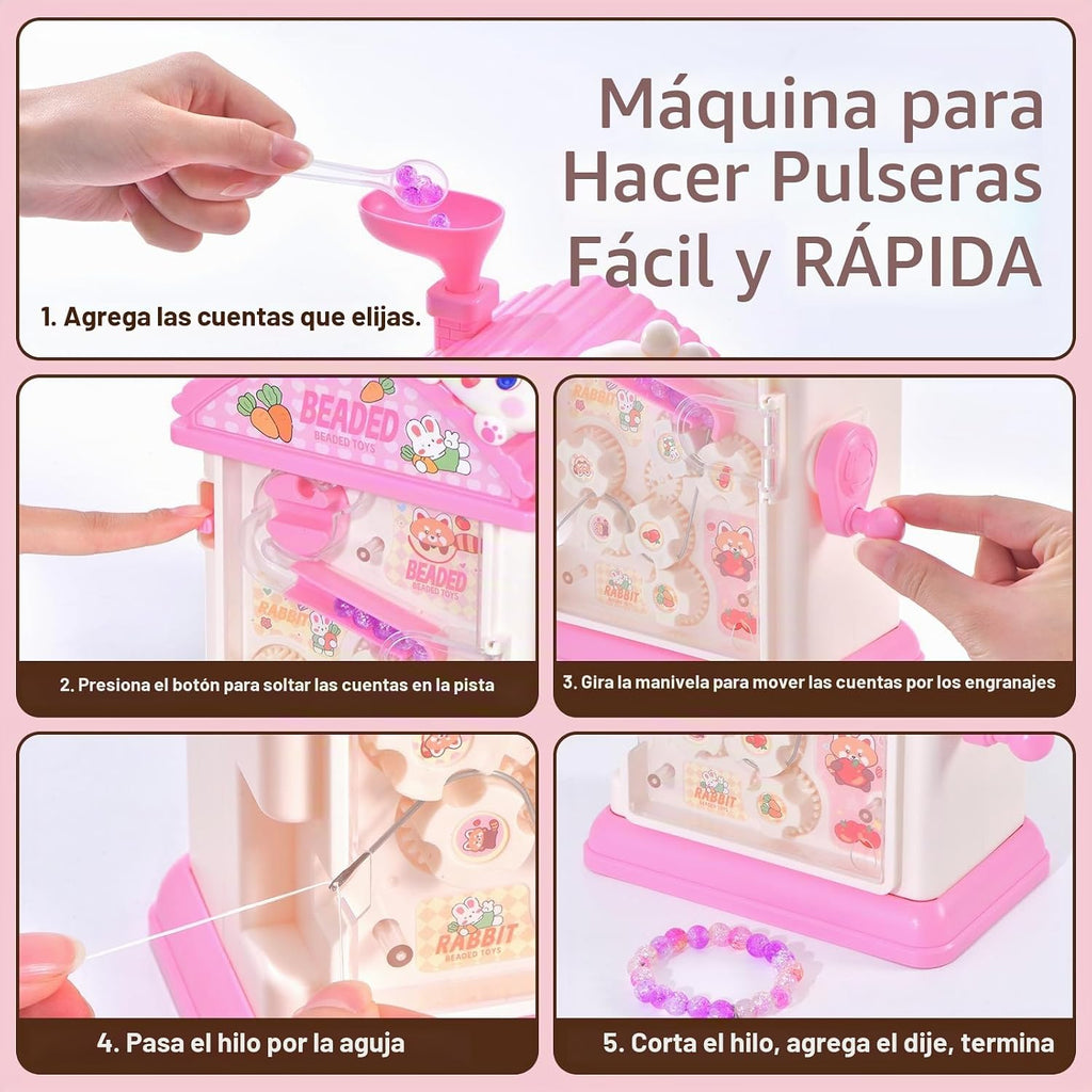 Kit de fabricación de pulseras - Regalo de juguete para hacer joyas con