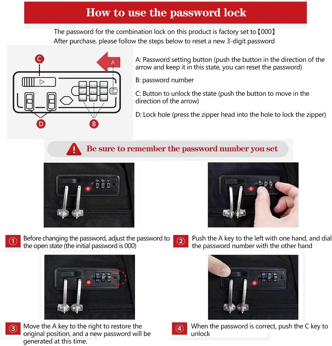 Mochila antirrobo para portátil con carga USB compatible con portát...