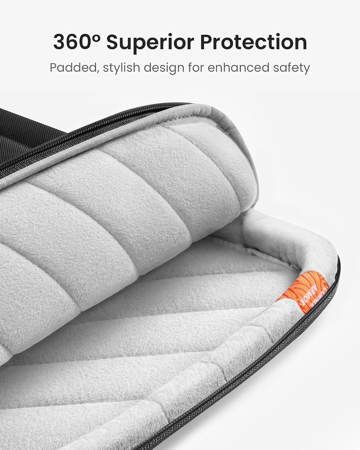 tomtoc Bolsa de hombro protectora para laptop de 360° para MacBook...