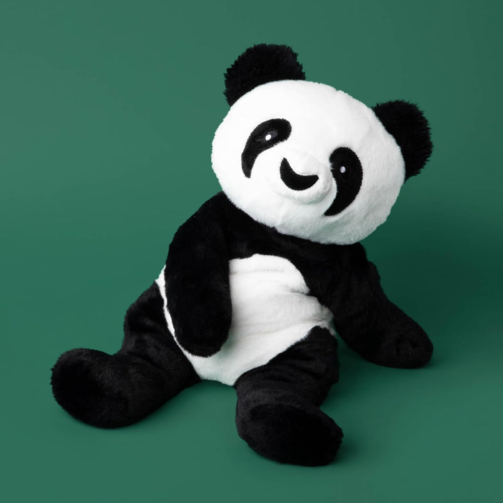 HUGIMALS Bowie The Panda - Peluche sensorial pesado y cómodo lindo de 20 pulgadas, 4.5 libras, grande, sin perfume, lavable, calmante, animal de peluche para el cuidado personal para niños