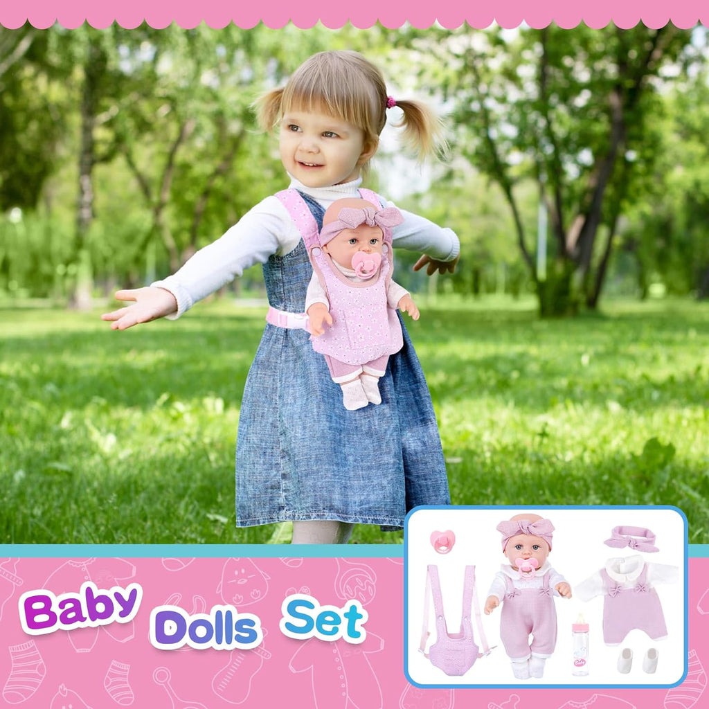 BDDOLL Juego de muñecas de bebé de 12 pulgadas con ropa