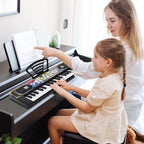 Teclado de piano para niños, piano para niños, teclados musicales de 37 teclas, pianos electrónicos con soporte para libro de música, juguetes musicales para niños pequeños, principiantes