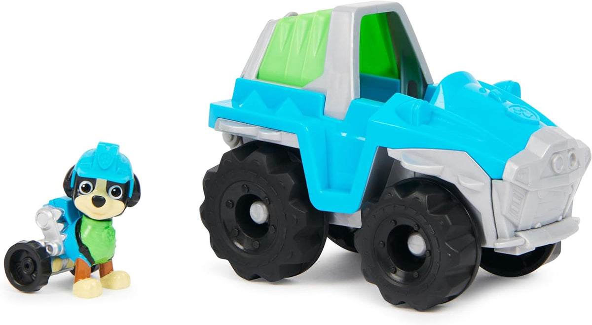Paw Patrol, Vehículo de Rescate de Dinosaurios de Rex con Figura de Acción Coleccionable, Juguetes para Niños a partir de 3 Años