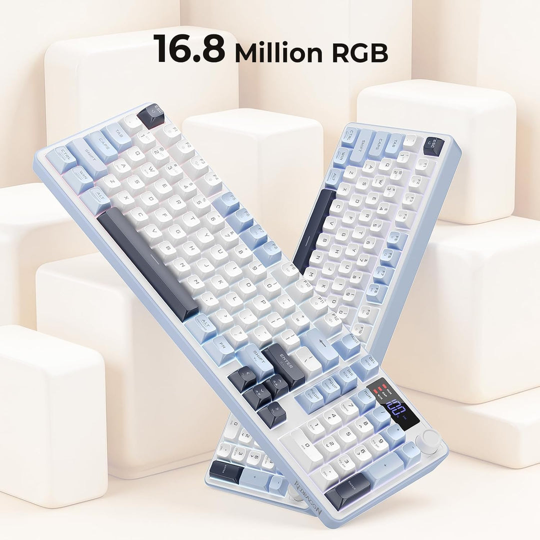 Redragon Teclado inalámbrico para juegos, teclado de computadora RG...