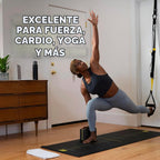 TRX Suspension Training Mat - Non-Slip Gym Mat, negro, 72" x 24"