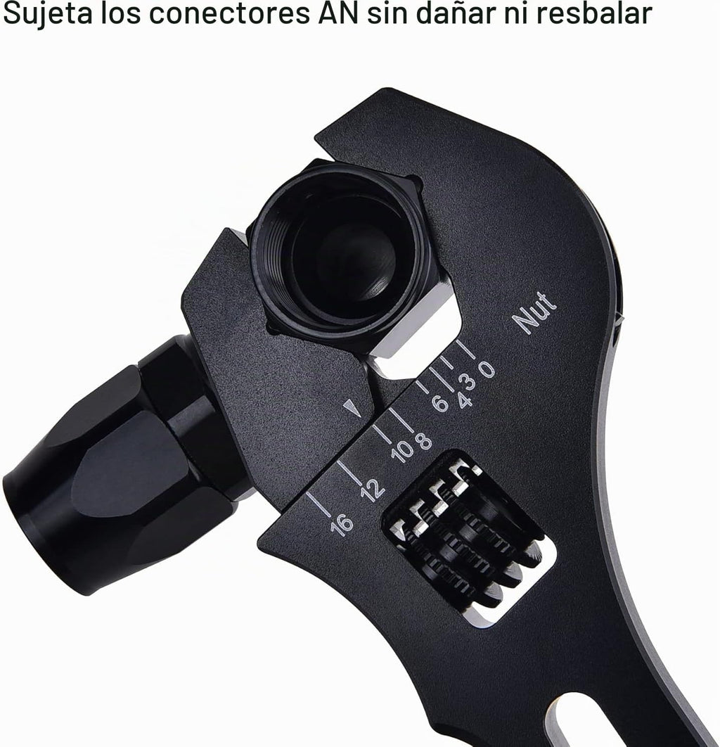 EVIL ENERGY - Juego de línea de combustible 6AN con llave ajustable 3AN-16AN, manguera trenzada de línea de combustible CPE de 6AN con kit de montaje de 20 pies
