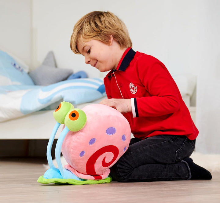 Simba Toys Bob Esponja Gary - Peluche coleccionable de 14 pulgadas,...